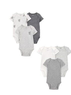 Carter’s Child of Mine 6-Pack Baby Bodysuits (Preemie)